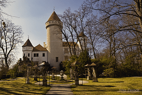 Jarní zámek Konopiště