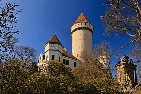 Jarní zámek Konopiště