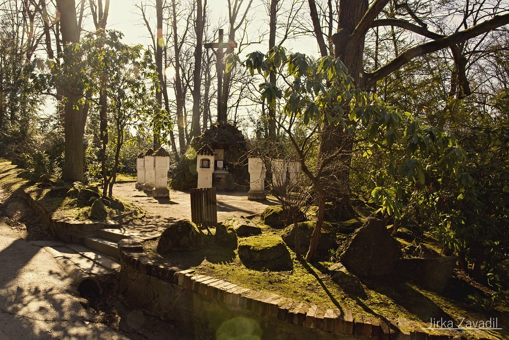 Křížová cesta u zámku Konopiště Křížová cesta u zámku Konopiště